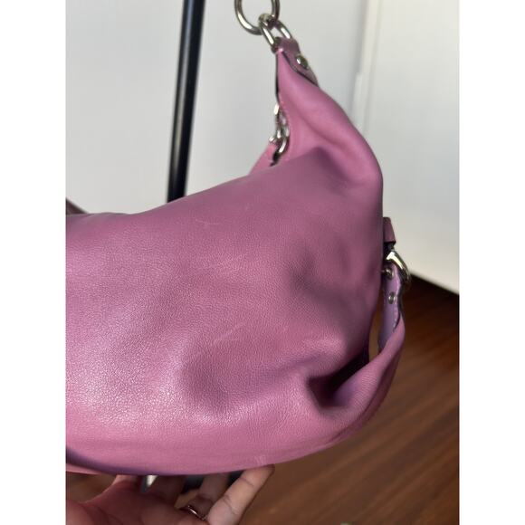 Y2K COACH 14304 Madison Hailey Purple Pink Leather Hobo Shoulder Bag No Hang Tag - Picture 7 of 15
